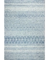 Bb Rugs Taron Val-08 Denim 5' X 7'6" Area Rug In Denim