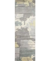 BB RUGS CLOSEOUT! BB RUGS DOWNTOWN TUD-03 IVORY 2'6" X 8' RUNNER RUG