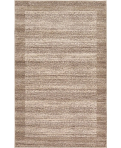 Bridgeport Home Lyon Lyo4 5' X 8' Area Rug In Beige