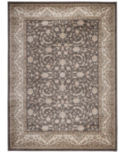 Km Home Closeout!  3810/0010/brown Gerola Brown 3'3" X 4'11" Area Rug