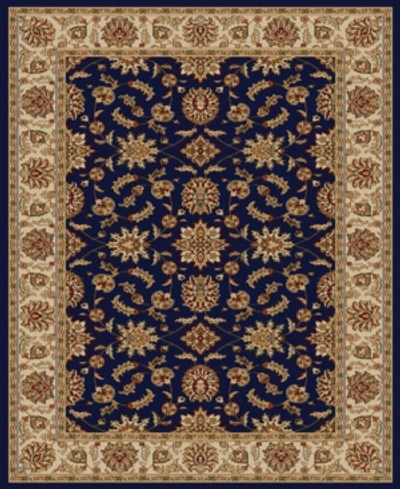 Km Home Closeout!  1592/1081/navy Pesaro Blue 5'5" X 7'7" Area Rug