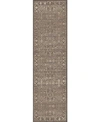Km Home Closeout!  3564/0043/lightbrown Cantu Brown 2'2" X 7'7" Runner Rug In Brown