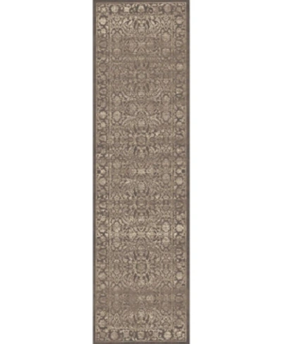 Km Home Closeout!  3564/0043/lightbrown Cantu Brown 2'2" X 7'7" Runner Rug