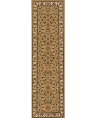 Km Home Closeout!  1592/1074/beige Pesaro Beige 2'2" X 7'7" Runner Rug