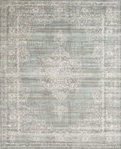 Km Home Closeout!  3563/0051/green Cantu Green 5'3" X 7'3" Area Rug