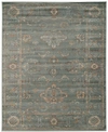 KM HOME CLOSEOUT! KM HOME 3562/0051/GREEN CANTU GREEN 5'3" X 7'3" AREA RUG