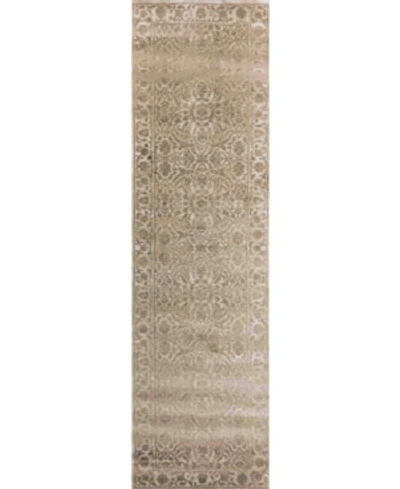 Km Home Closeout!  3564/0023/bone Cantu Ivory/ Cream 2'2" X 7'7" Runner Rug