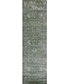 Km Home Closeout!  3562/0053/green Cantu Green 2'2" X 7'7" Runner Rug In Green