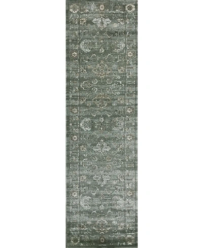 Km Home Closeout!  3562/0053/green Cantu Green 2'2" X 7'7" Runner Rug