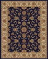 KM HOME CLOSEOUT! KM HOME 1592/1080/NAVY PESARO BLUE 3'3" X 4'11" AREA RUG