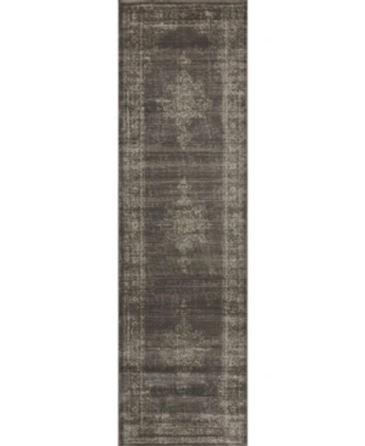 Km Home Closeout!  3563/0043/lightbrown Cantu Brown 2'2" X 7'7" Runner Rug