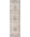 KM HOME CLOSEOUT! KM HOME 3563/0023/BONE CANTU IVORY/ CREAM 2'2" X 7'7" RUNNER RUG