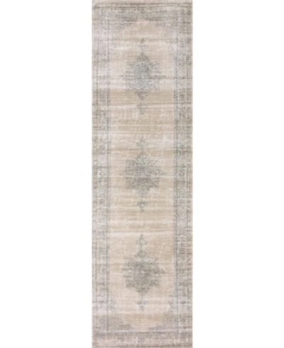 Km Home Closeout!  3563/0023/bone Cantu Ivory/ Cream 2'2" X 7'7" Runner Rug