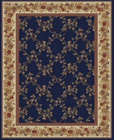 Km Home Closeout!  1590/4001/navy Pesaro Blue 3'3" X 4'11" Area Rug