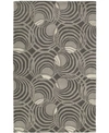 KALEEN ASTRONOMY LUNAR-04 GRAPHITE 5' X 7'9" AREA RUG