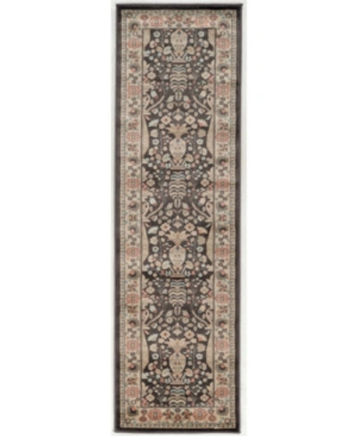 Km Home Closeout!  3812/1013/brown Gerola Brown 2'2" X 7'7" Runner Rug