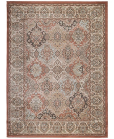 Km Home Closeout!  3802/0021/terracotta Gerola Red 5'3" X 7'3" Area Rug