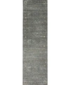 Km Home Closeout!  3562/0033/gray Cantu Gray 2'2" X 7'7" Runner Rug In Gray