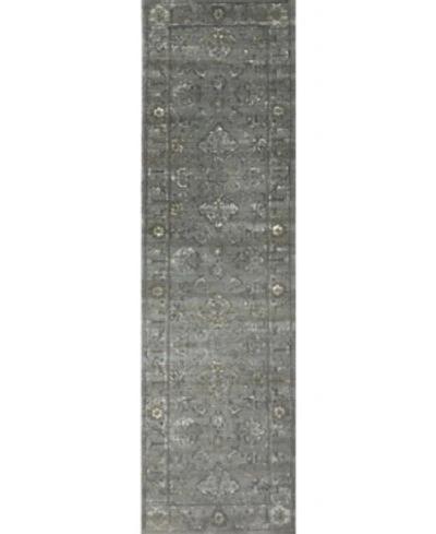 Km Home Closeout!  3562/0033/gray Cantu Gray 2'2" X 7'7" Runner Rug