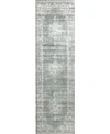 Km Home Closeout!  3563/0053/green Cantu Green 2'2" X 7'7" Runner Rug In Green