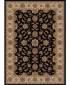 Km Home Closeout!  1592/1011/black Pesaro Black 5'5" X 7'7" Area Rug In Black