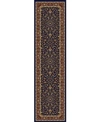 Km Home Closeout!  1318/1543/navy Navelli Blue 2'2" X 8' Runner Rug In Blue