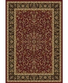 KM HOME CLOSEOUT! KM HOME 1318/1532/BURGUNDY NAVELLI RED 7'9" X 11'6" AREA RUG