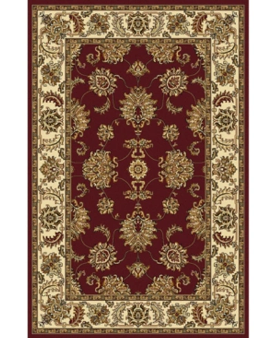 Km Home Closeout!  1330/1230/burgundy Navelli Red 3'3" X 5'4" Area Rug