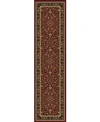 KM HOME CLOSEOUT! KM HOME 1318/1533/BURGUNDY NAVELLI RED 2'2" X 8' RUNNER RUG