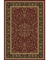 Km Home Closeout!  1318/1530/burgundy Navelli Red 3'3" X 5'4" Area Rug In Red