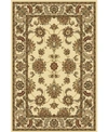 KM HOME CLOSEOUT! KM HOME 1330/1213/IVORY NAVELLI IVORY 7'9" X 11'6" AREA RUG