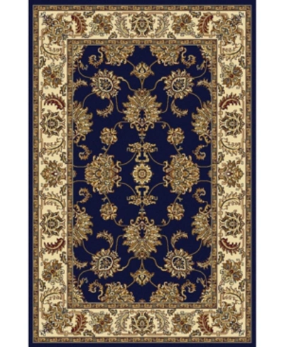 Km Home Closeout!  1330/1242/navy Navelli Blue 7'9" X 9'6" Area Rug