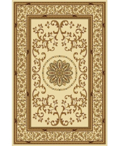 Km Home Closeout!  1419/1312/ivory Navelli Ivory 7'9" X 9'6" Area Rug