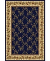 KM HOME CLOSEOUT! KM HOME NAVELLI BLUE 5'5" X 8'3" AREA RUG