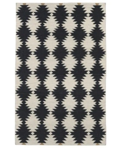 Kaleen Nomad Nom02-02 Black 3'6" X 5'6" Area Rug