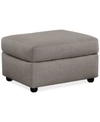 FURNITURE INIA FABRIC OTTOMAN