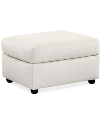 Furniture Inia Fabric Ottoman In Baldwin Lace