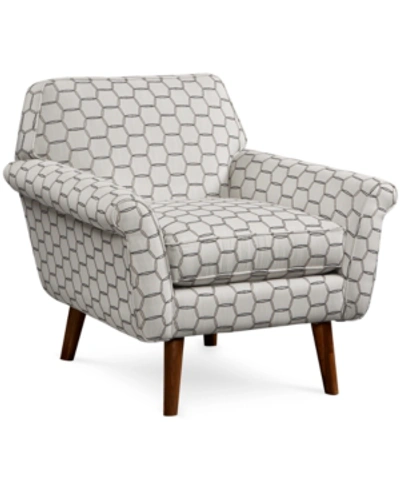 Furniture Braylei Fabric Accent Chair In Flannel