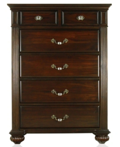Furniture Of America Willapa Solid Wood Chest In Brown