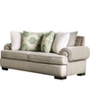 FURNITURE OF AMERICA SPRELL UPHOLSTERED LOVE SEAT