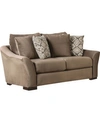 FURNITURE OF AMERICA MALLENA UPHOLSTERED LOVE SEAT