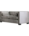 FURNITURE OF AMERICA CANTAR UPHOLSTERED LOVE SEAT