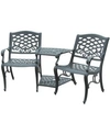 NOBLE HOUSE PITTMAN OUTDOOR CAST 2 SEATER SET