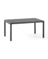 Noble House Rhode Island Outdoor Rectangular Dining Table In Dark Brown