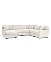 FURNITURE RADLEY FABRIC 6-PC. CHAISE SECTIONAL WITH CORNER, CREATED FOR MACY'S