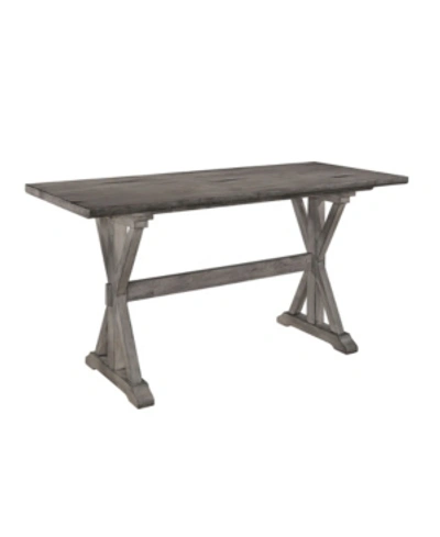 Furniture Springer Counter Height Dining Room Table In Gray