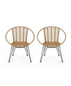 NOBLE HOUSE HIGHLAND OUTDOOR DINING CHAIRS, SET OF 2
