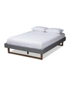 Furniture Liliya Bed - Queen In Dark Gray