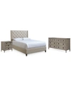 FURNITURE SAMANTHA BEDROOM FURNITURE, 3 PIECE BEDROOM SET (KING BED, DRESSER AND NIGHTSTAND), CREATED FOR MACY