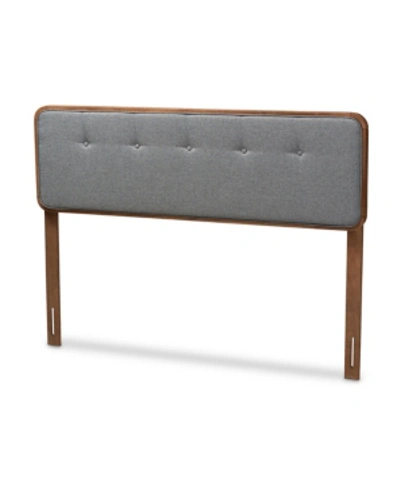 Furniture Palina Headboard - Queen In Dark Gray